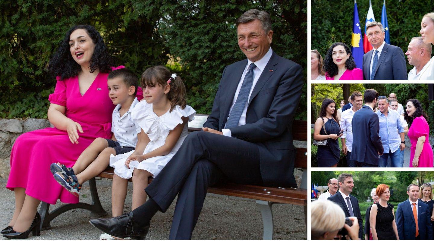 «Slovenia amica di tutti», Pahor e la presidente del Kosovo a Kromberk